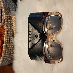 DIFF Lizzy Rose Gold Frame Sunglasses
